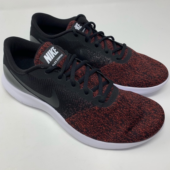 🆕 Nike Flex Contact Running - Black/Dark Team Red - Picture 4 of 8